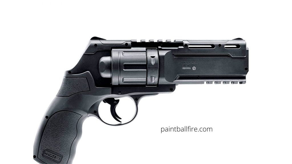 Umarex T4E TR50 Revolver .50 Caliber Training Pistol Paintball Gun Marker, Black paintball pistol for self defense