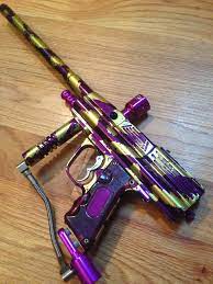 how to customize paintball gun 