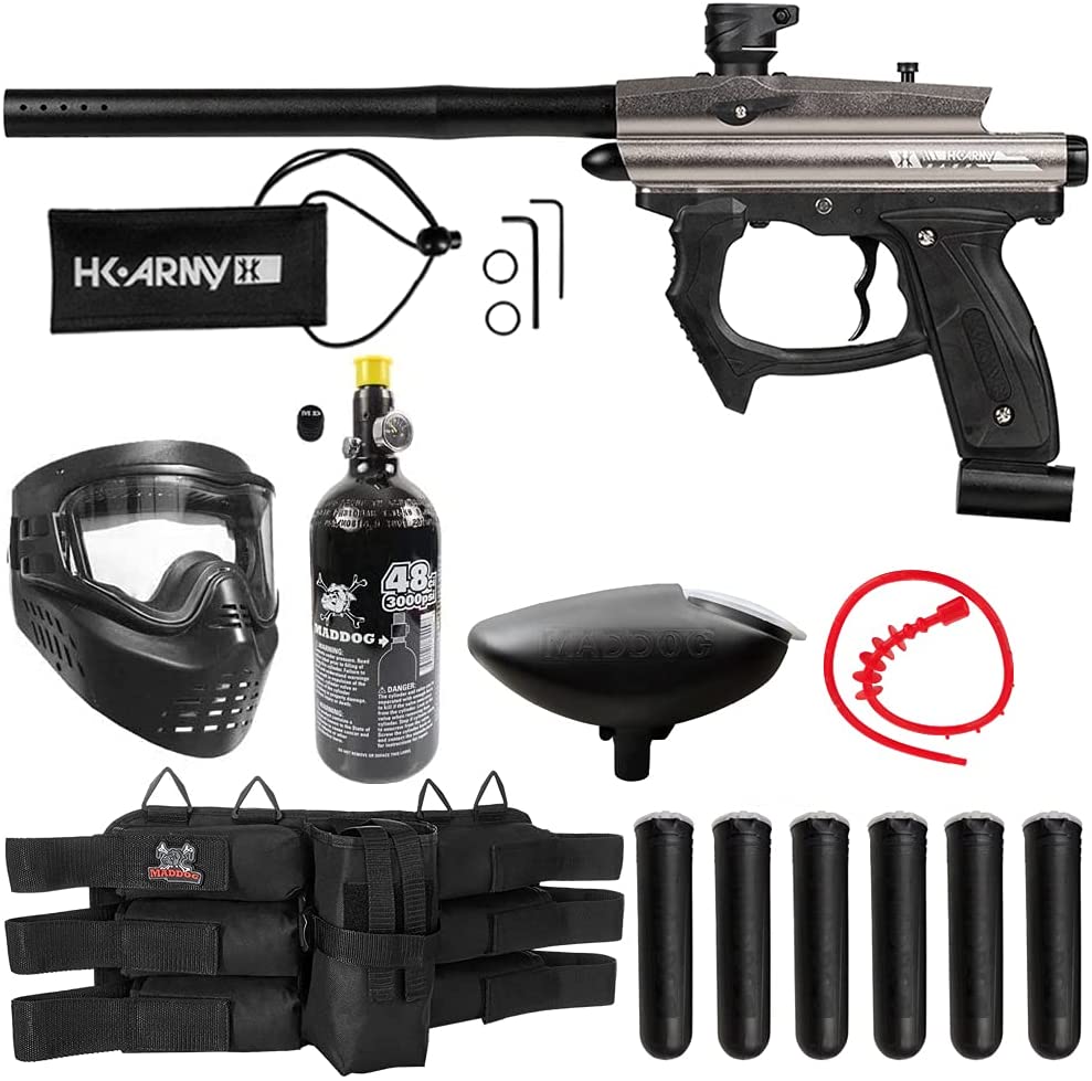 Long distance paintball gun