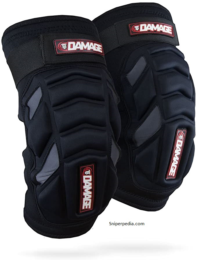 Damage Bay knee high density foam paintball knee pads