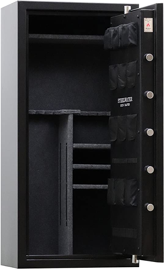 Steelwater fire proof classy gun safe that lasts for 60minutes. 