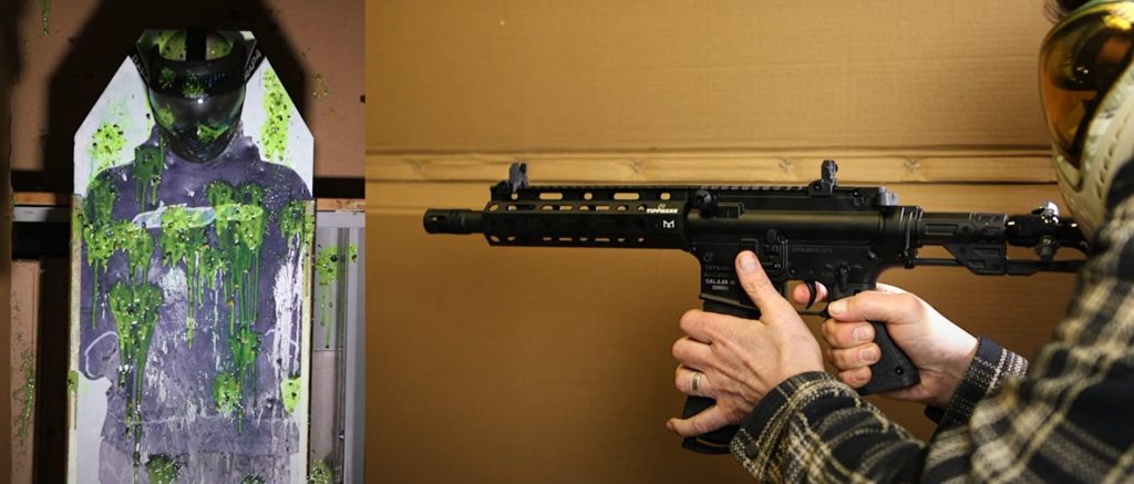 Longest range paintball gun