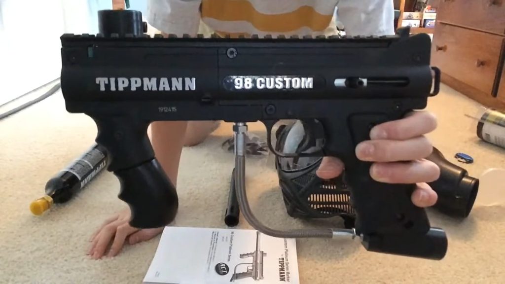 Tippmann 98 Custom paintball gun- best quality in 500 dollars