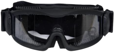 Lancer Tactical Ca-221B Clear Lens Vented Safety Airsoft Goggles